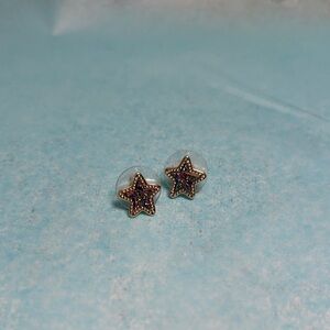 Kendra Scott Star Earrings with Multicolor Sparkle